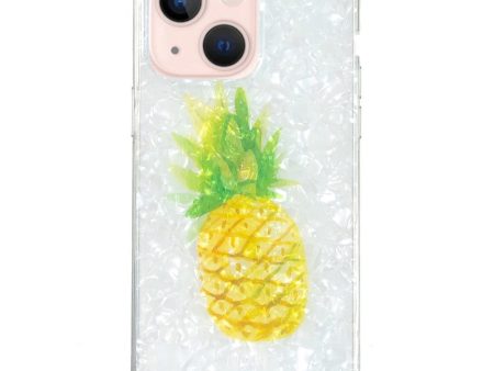 iPhone 15 Fleksibel Plastik Cover - Ananas For Cheap