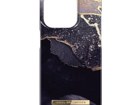 iDeal Of Sweden iPhone 15 Pro Fashion Case - MagSafe Kompatibel - Golden Twilight Marble Discount