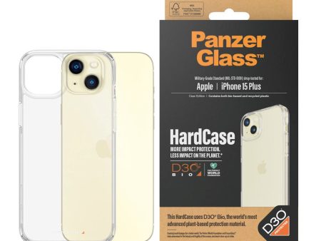 iPhone 15 Plus Cover PanzerGlass D3O Bio HardCase - Gennemsigtig Fashion