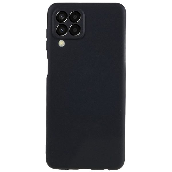 Samsung Galaxy M33 Mat Fleksibelt Plastik Cover - Sort Discount