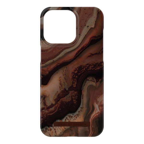 iDeal Of Sweden iPhone 15 Pro Max Fashion Case - MagSafe Kompatibel - Dark Amber Marble on Sale