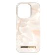 iDeal Of Sweden iPhone 15 Pro Fashion Case - Rose Pearl Marble Fashion