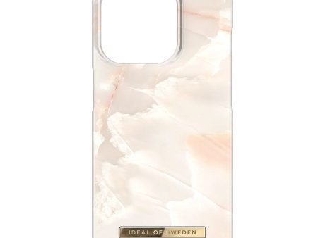 iDeal Of Sweden iPhone 15 Pro Fashion Case - Rose Pearl Marble Fashion