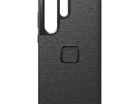 Samsung Galaxy S23 Ultra Peak Design Stof Cover m. SlimLink Beslag - MagSafe Kompatibel - Charcoal Online now