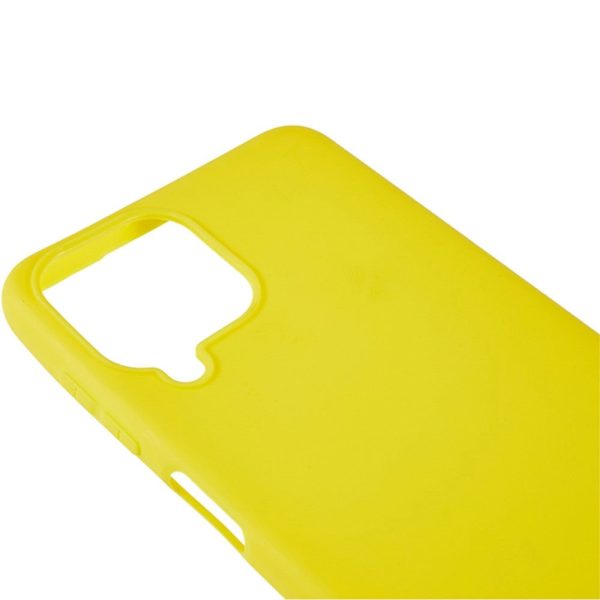 Samsung Galaxy M33 Mat Fleksibelt Plastik Cover - Gul on Sale