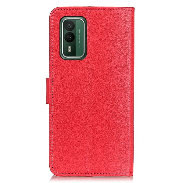 Nokia XR21 Litchi Læder Cover m. Pung - Rød on Sale