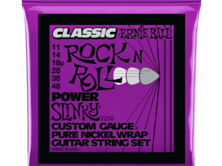 Ernie Ball 2250EB Classic Rock N Roll Power Slinky Electric Guitar Strings 011 - 048 Hot on Sale