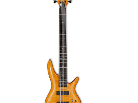 Ibanez GVB36AM - 6 String Electric Bass with Bartolini Pickups - Amber Fashion