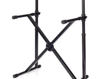 Hercules KS210B Ez-Lok Double Tier X-Keyboard Stand Hot on Sale