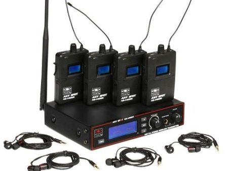 Galaxy Audio AS-1400-4 4 Band Pack System Discount