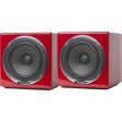 Avantone Pro AV-ARED Mixcube Active Reference Monitors (Red, Pair) - 5.25  Supply