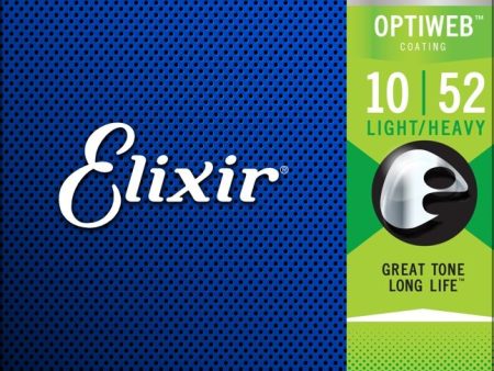 Elixir 19077 Electric Guitar Strings With Optiweb Coating, Light Heavy 010 - 052 For Sale