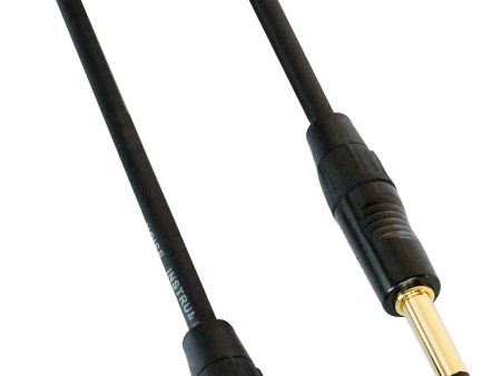 Digiflex HGP-15 Right Angle 1 ⁄4  to Straight 1 ⁄4  Instrument Cable - 15 Foot For Sale