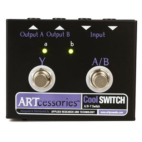 ART COOLSWITCH - A B-Y Switcher with LED s allows switching of Source Signal between 2 Amplifiers or 2 Sources to an Amplifier For Cheap