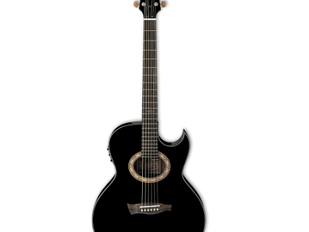 Ibanez EP5BP - Thinline EP Acoustic Guitar with Preamp and Tuner - Black Pearl For Discount