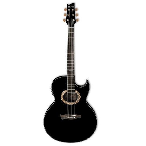 Ibanez EP5BP - Thinline EP Acoustic Guitar with Preamp and Tuner - Black Pearl For Discount