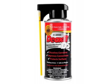 HOSA D5S-6 CAIG DEOXIT CONTACT CLEANER 5% SPRAY - 5OZ Fashion