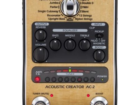 Zoom AC-2 Acoustic Creator Pedal on Sale