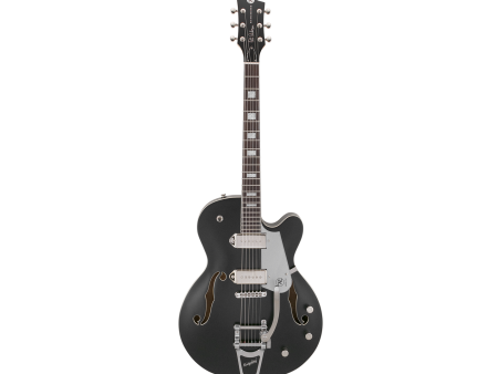 Reverend PETE ANDERSON Hollow Body Electric Guitar (Satin Black) Fashion