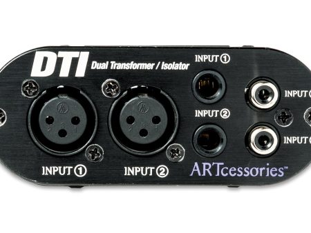 ART DTI Dual Input Inline Transformer Isolator Box w Balanced and Unbalanced Connectors Fashion