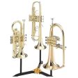 Hercules DS513BB Stand For 2 Trumpets cornets And 1 Flugelhorn W Bag Online now