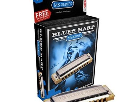 Hohner 532BX-D  Harmonica Blues Harp in the Key of D Major on Sale