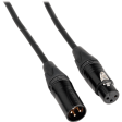 Digiflex CXX-C2-25-BLACK Black Connectors With Gold Contacts - 25 Foot Discount