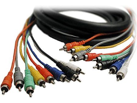 Hosa CRA-803 Eight Channel Male RCA To Male RCA Snake Cable - 9.9 Foot Supply