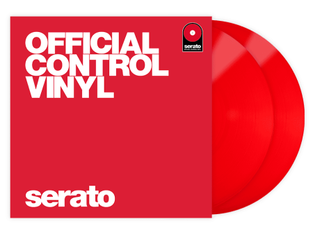 Serato Vinyl Performance Series Pair - Red 12  Control Vinyl Pressing Online now