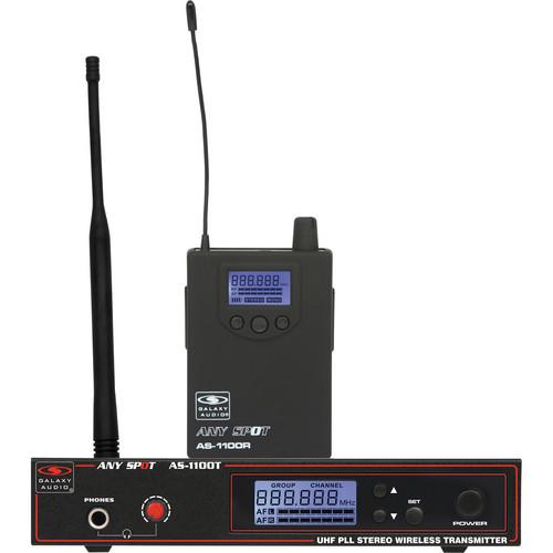 Galaxy Audio AS-1400 Personal Wireless Stage-Monitoring System D-Band 584 To 607 Mhz Online now