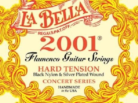 La Bella 2001 Flamenco Guitar Strings - Hard Tension For Cheap