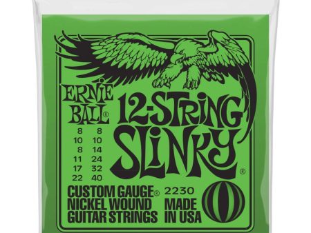 Ernie Ball 2230EB 12-string Slinky Nickel Wound Set 08-40 Online Hot Sale