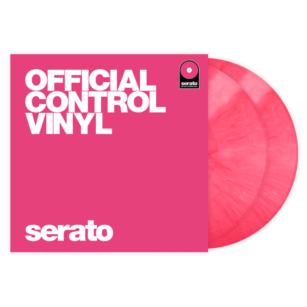 Serato Vinyl Performance Series Pair - Pink 12  Control Vinyl Pressing Sale