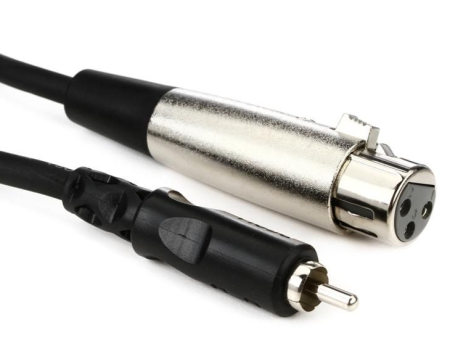 Hosa XRF-110 Unbalanced Interconnect RCA To XLR3F, 10 Ft Supply