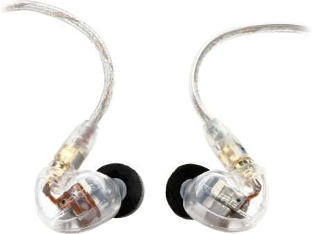 Shure SE535-CL Sound Isolating In-Ear Stereo Headphones Clear Online now