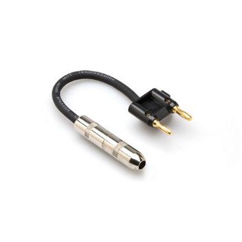 Hosa BNP-116BK Female 1 4  Phone To 16 Gauge Dual Banana Adapter Fashion