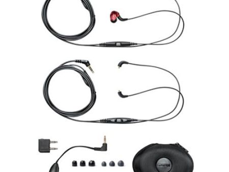 Shure SE535LTD Sound Isolating In-Ear Stereo Headphones Limited Edition Red Sale