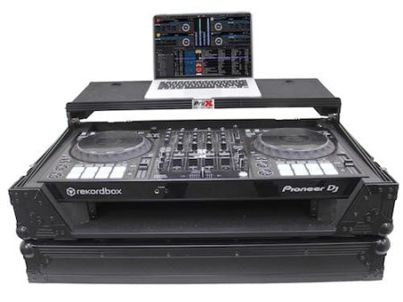 ProX XS-DDJ1000WLTBL Flight Case for Pioneer DDJ1000 & DDJ1000SRT Digital Controller W-Laptop Shelf & Wheels | Black on Black Fashion