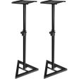 Ultimate Support JS-MS70 Pair Jamstands Series Studio Monitor Speaker Stands Black Pair Fashion