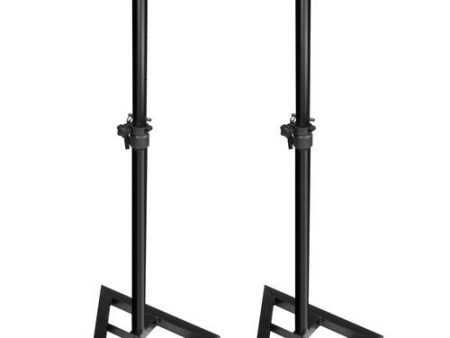 Ultimate Support JS-MS70 Pair Jamstands Series Studio Monitor Speaker Stands Black Pair Fashion