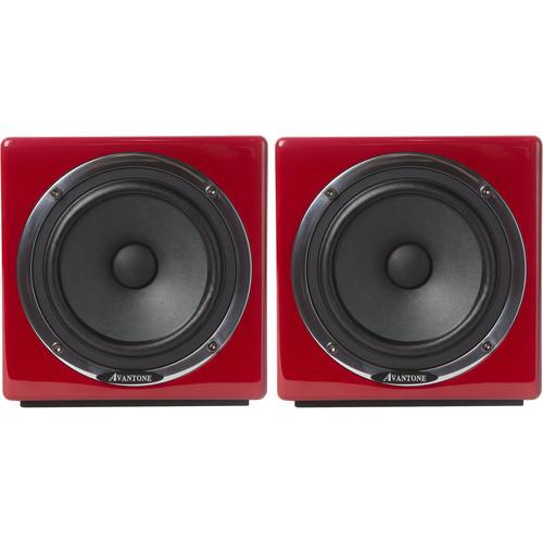 Avantone Pro AV-ARED Mixcube Active Reference Monitors (Red, Pair) - 5.25  Supply