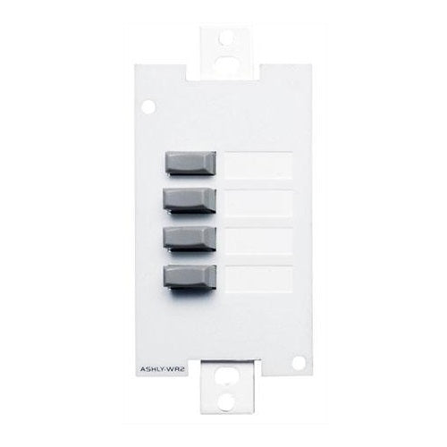 Ashly WR-2 4-Position Push button Select Wall Remote (Decora Style) on Sale