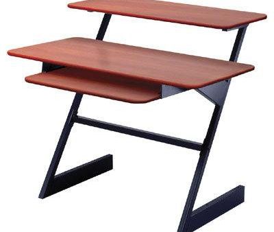 Quiklok Z-250 Triple Shelf Workstation - Cherry Online now