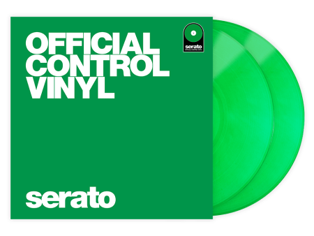 Serato Vinyl Performance Series Pair - Green 12  Control Vinyl Pressing For Cheap