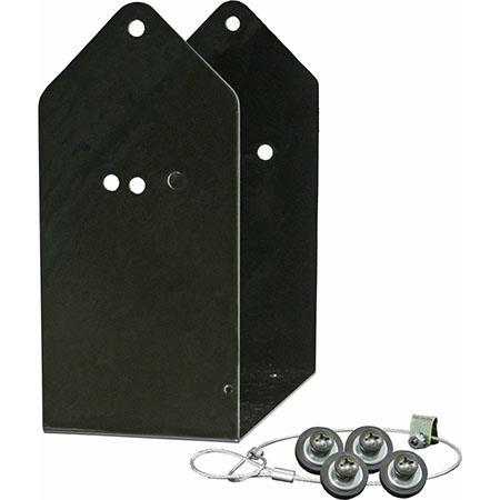 Galaxy Audio SAYBLA4-0 Permanet Mount Wall Bracket For LA4 Line Array Black For Sale