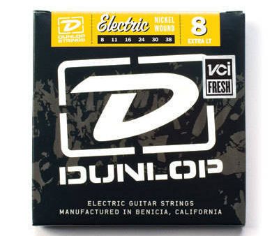 Dunlop DEN0838 Electric Strings Extra-Light 8-38 Online Sale