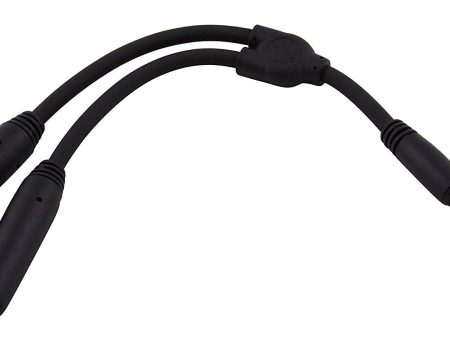 Pig Hog PY-M214M Mono 1 4  (Male) to Dual Mono 1 4  (Female) Y-Cable 6 Inches Online Hot Sale