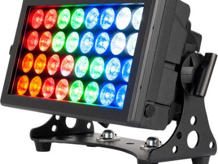 American DJ 32 HEX PANEL IP - Ip65 Rated Wash   Blinder   Color Strobe (Black) Online Sale