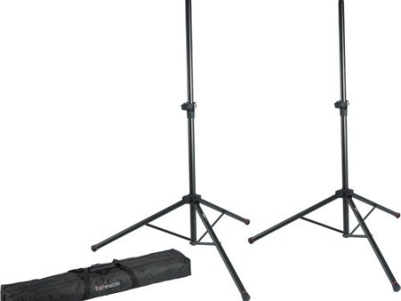 Gator Frameworks GFW-SPK-2000SET Pair of GFW-SPK-2000 Speaker Stands w  Carry Bag Sale