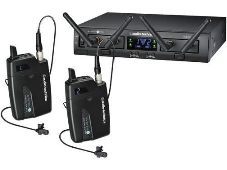 Audio-Technica ATW-1311L System 10 Pro Rack-Mount Digital Dual Lavalier Mic System 24 Ghz Discount